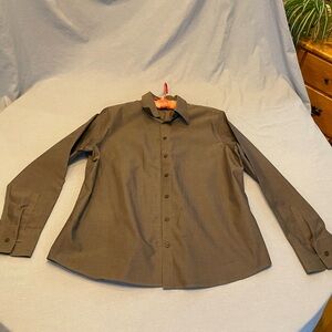 Women’s Grey Button Down Eddie Bauer Shirt